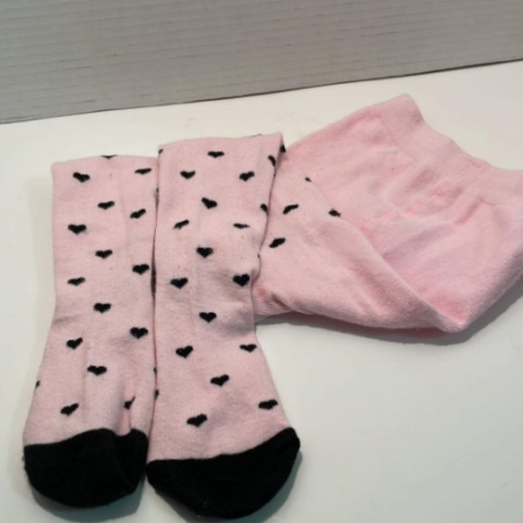 Gymboree Chic Pink & Black Long Sleeve Toddler Sweater Dress with Complimentary - Picture 8 of 9